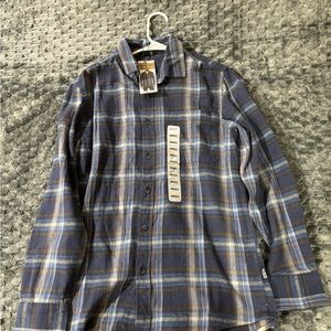 Blue Plaid Men's Shirt